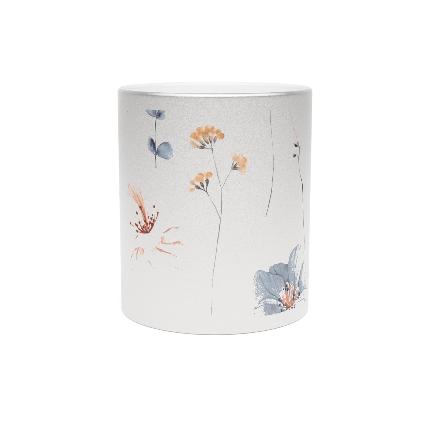 Silver Metallic Mug