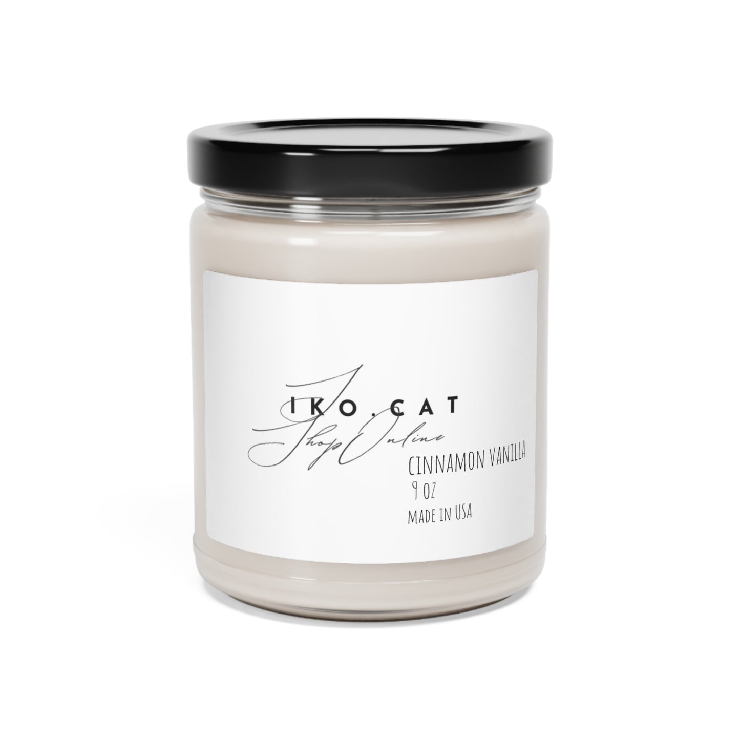 Cinnamon Vanilla Scented Candle