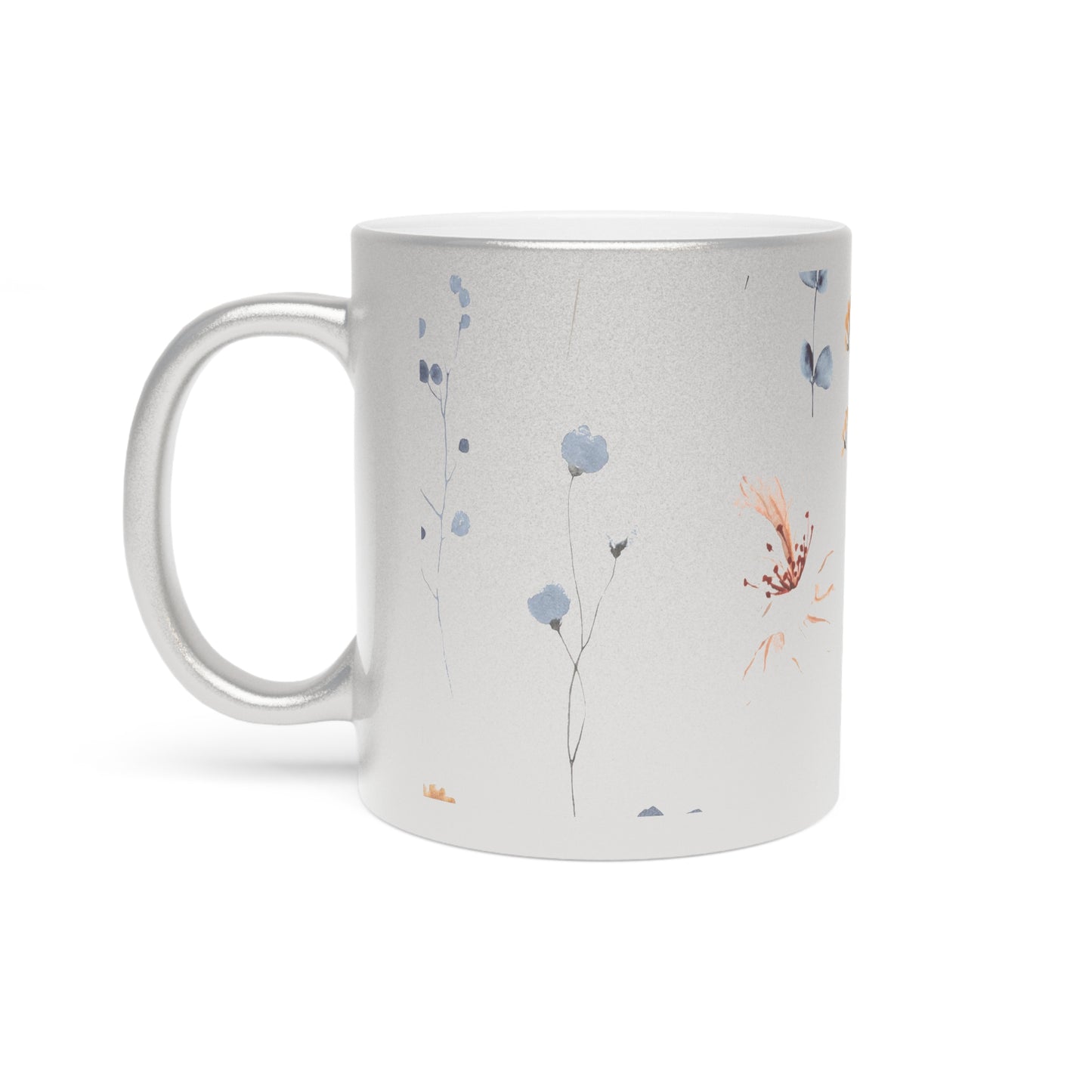 Silver Metallic Mug