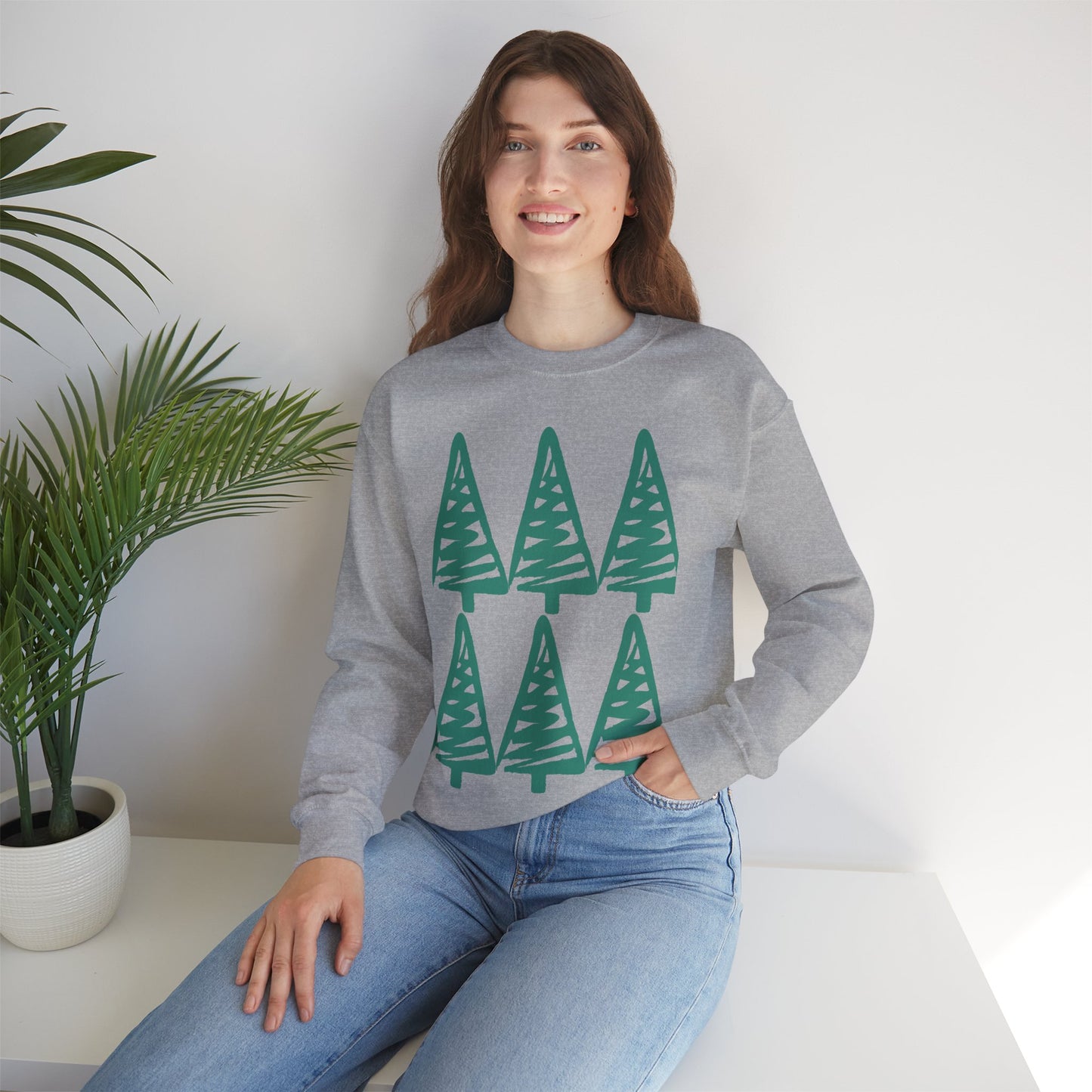 Unisex Christmas Sweatshirts 'Pink, Black, Sand, Sport Grey colors'