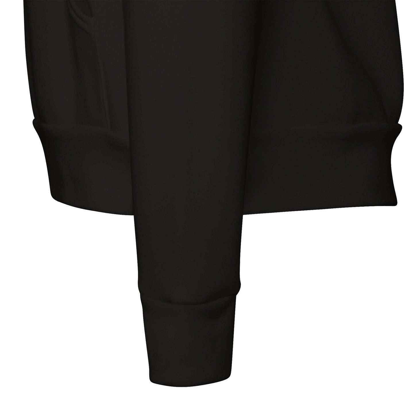 Unisex Zip Black Hoodie