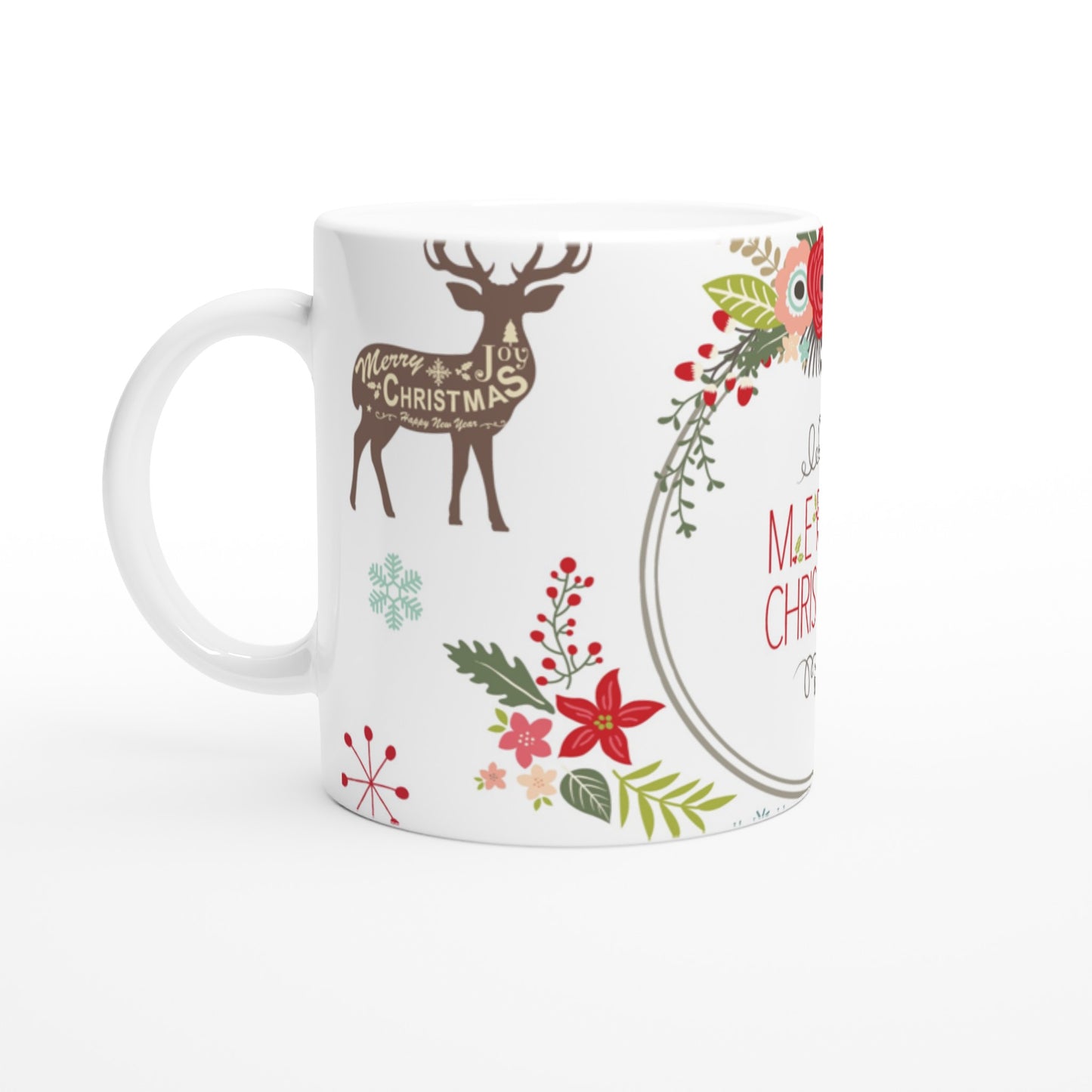 Merry Christmas White Mug, Funny Gift, Anniversary Gift