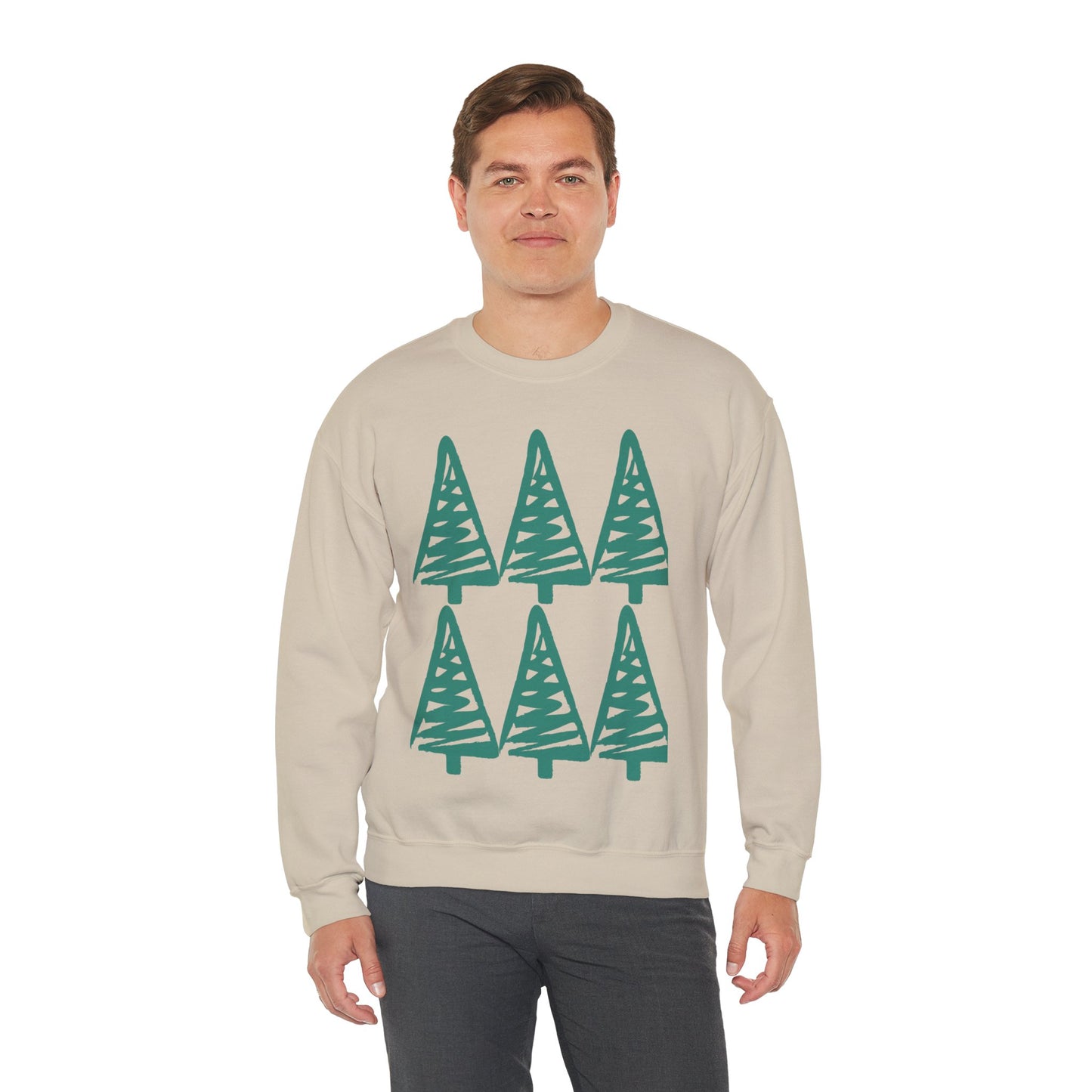 Unisex Christmas Sweatshirts 'Pink, Black, Sand, Sport Grey colors'
