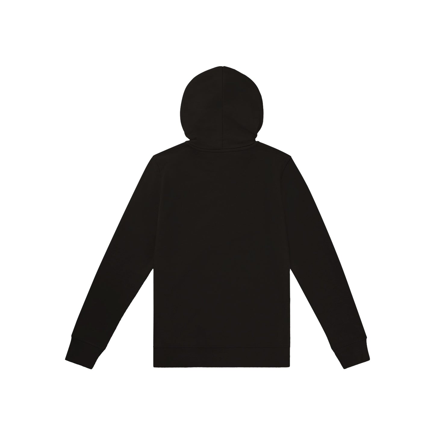 Unisex Zip Black Hoodie