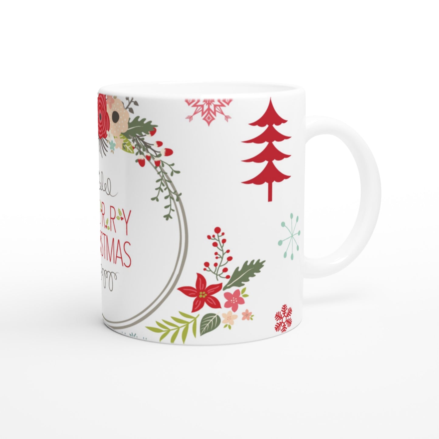 Merry Christmas White Mug, Funny Gift, Anniversary Gift